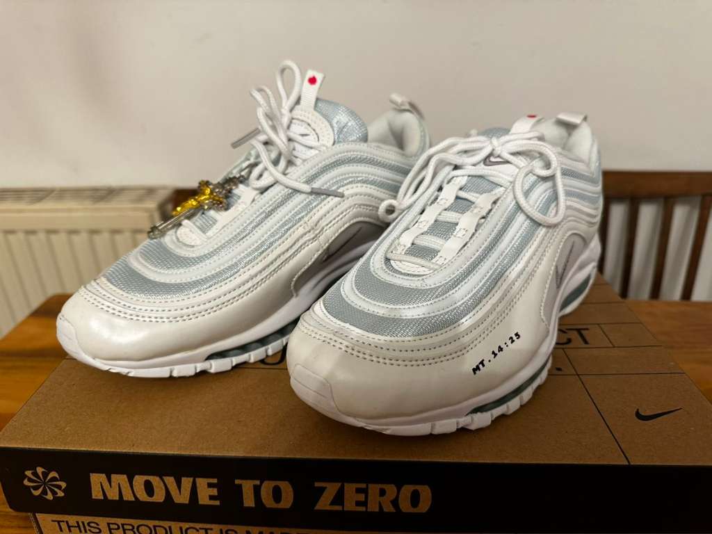 Nike air max 97 komplett weiss on sale