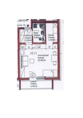 1-Zimmer-Wohnung mieten in Linz – 35,2 m², € 531 – Bild 5 von 5