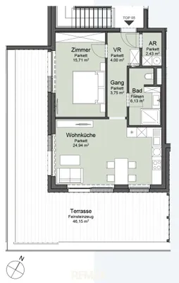 2-Zimmer-Wohnung kaufen in Gmunden – 57 m², € 562.000 – Bild 8 von 9