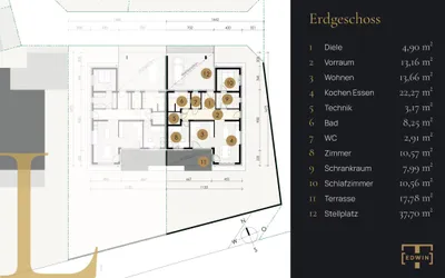 3-Zimmer-Haus kaufen in Wels-Land – 97,55 m², € 495.000 – Bild 8 von 9