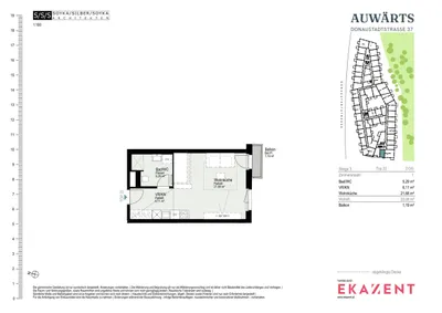 1-Zimmer-Wohnung mieten in Wien – 33,08 m², € 929 – Bild 8 von 8