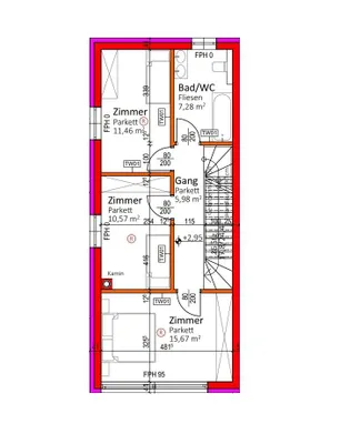 5-Zimmer-Haus kaufen in Mödling – 122,23 m², € 850.000 – Bild 57 von 60