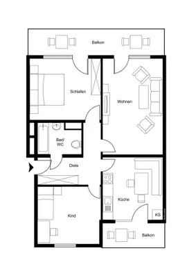 3-Zimmer-Wohnung kaufen in Bregenz – 70,81 m², € 335.000 – Bild 2 von 29