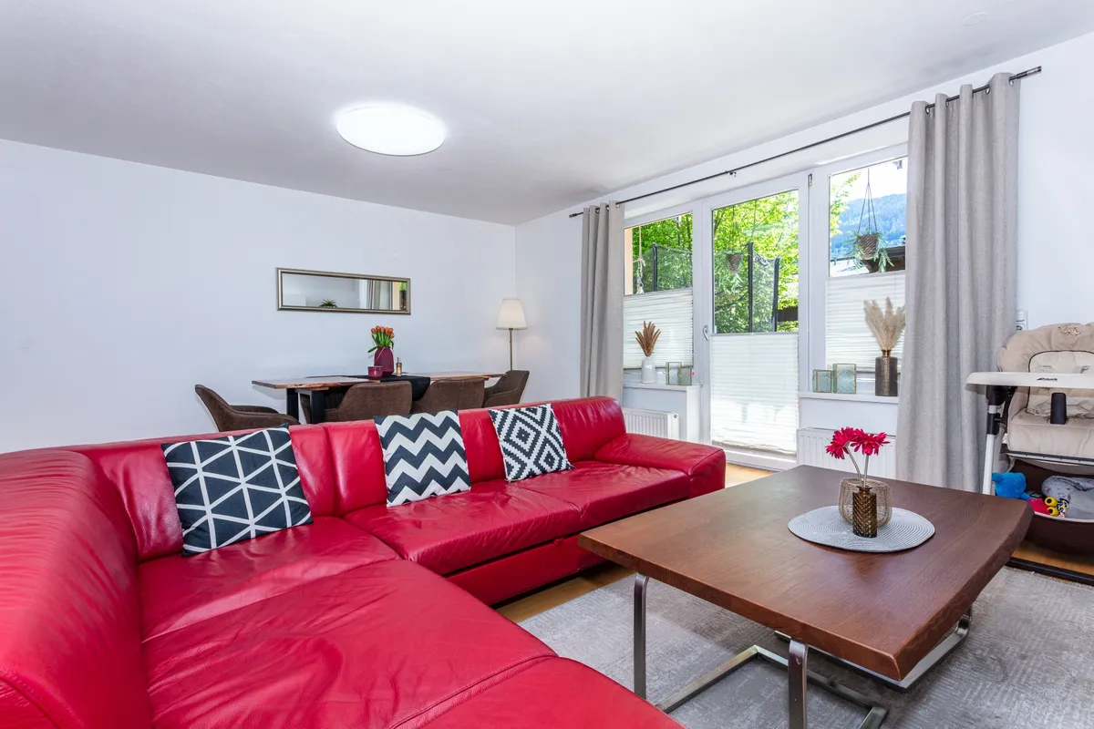 Familienfreundliche 3-Zimmer-Wohnung mit Garten - Ansicht 2