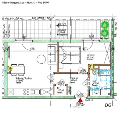 2-Zimmer-Wohnung mieten in Graz – 44,25 m², € 656 – Bild 11 von 11