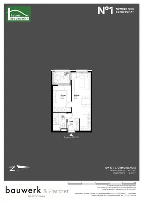 Immobilie kaufen in Bruck an der Leitha – 41,47 m², € 191.300 – Bild 14 von 14