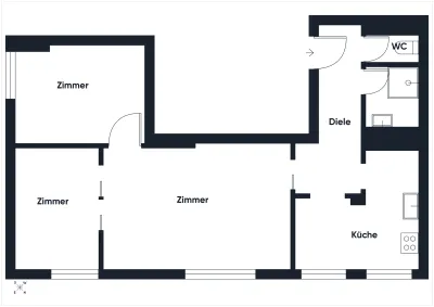 Einziehen, wohlfühlen, Döbling genießen: Kernsanierte 3-Zimmer-Mietwohnung mit Stil und Ruhe in der Flemmingasse. – Bild 2