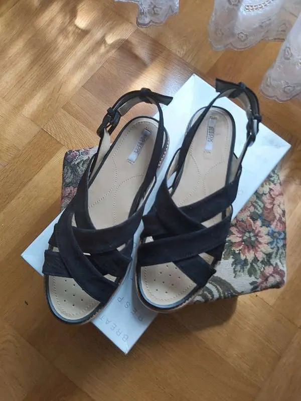 Sandale schwarz Geox Gr.37,5