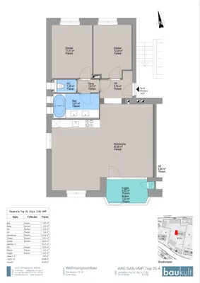 3-Zimmer-Wohnung mit Loggia in Grinzinger Ruhelage - 1190 Wien