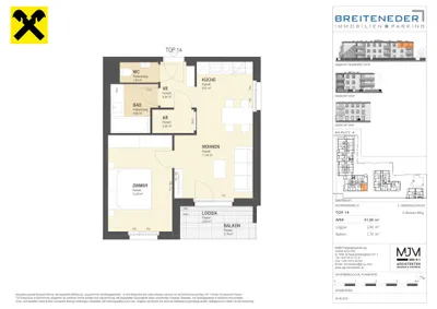 2-Zimmer-Wohnung kaufen in Korneuburg – 47,85 m², € 324.500 – Bild 8 von 8