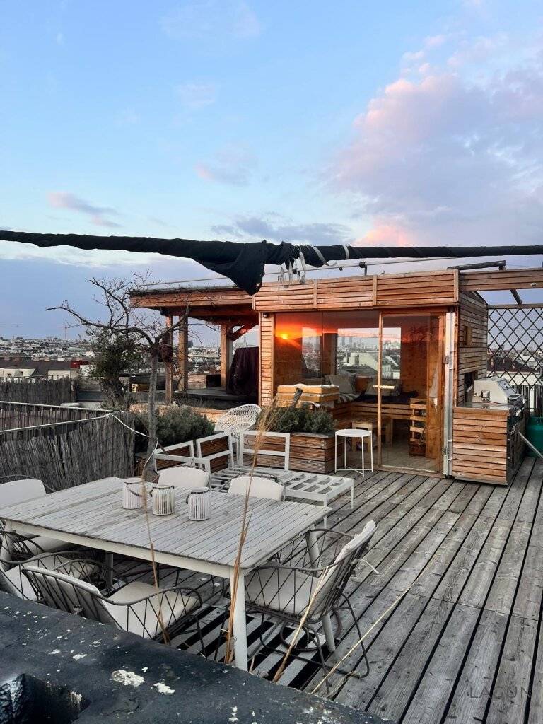 Penthouse-Dachgeschoss mit 60 m² Terrasse und 6 m² Balkon, Whirlpool, Sauna & Lift direkt in die Wohnung - provisionsfrei, Wien