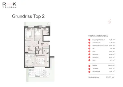 3-Zimmer-Wohnung kaufen in Salzburg Stadt – 83,83 m², € 920.000 – Bild 5 von 6
