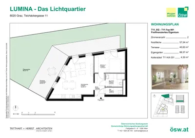 2-Zimmer-Wohnung kaufen in Graz – 57,54 m², € 276.000 – Bild 13 von 13