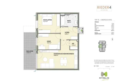 3-Zimmer-Wohnung kaufen in Salzburg-Umgebung – 64,83 m², € 344.800 – Bild 10 von 11
