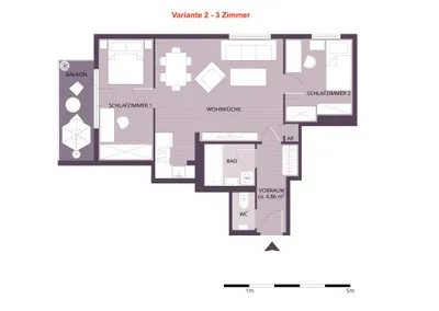 3-Zimmer-Wohnung kaufen in Wien – 50,39 m², € 250.000 – Bild 18 von 18