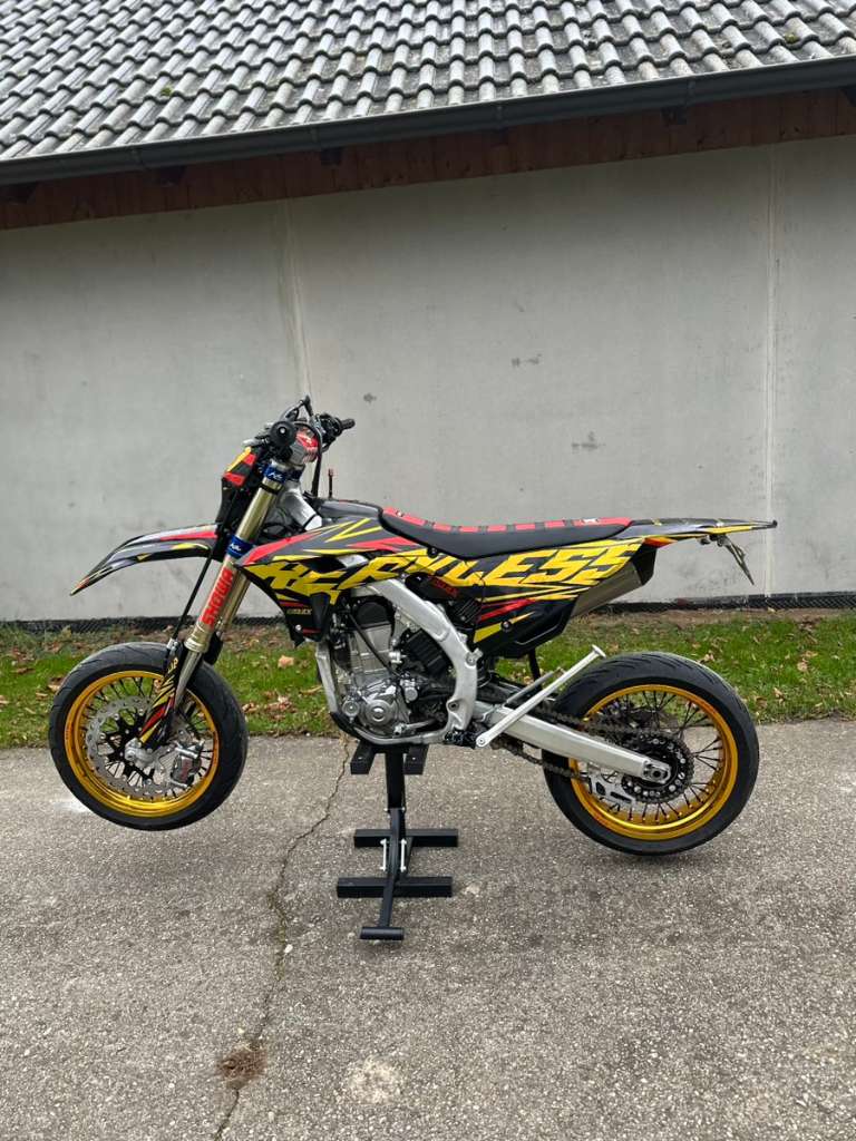 Red Moto CRF450RX (Honda CRF 450) Supermoto