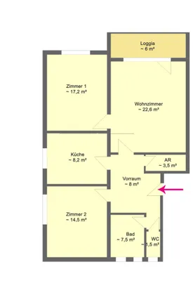 3-Zimmer-Wohnung kaufen in Wien – 83 m², € 290.000 – Bild 14 von 14