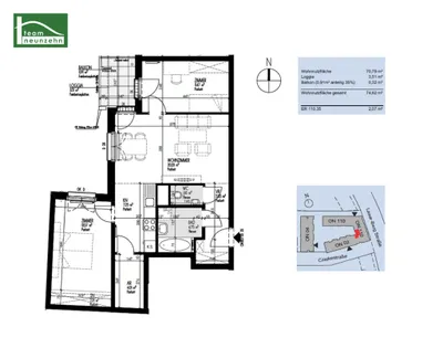 3-Zimmer-Wohnung mieten in Wien – 70,79 m², € 1.299 – Bild 16 von 16