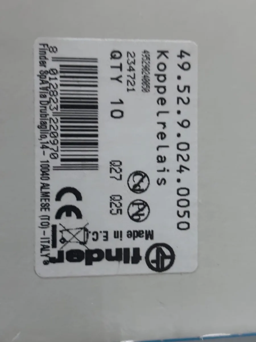 10× Finder Koppelrelais - 24 V DC - neu / OVP, € 50,- (2700 Wiener ...