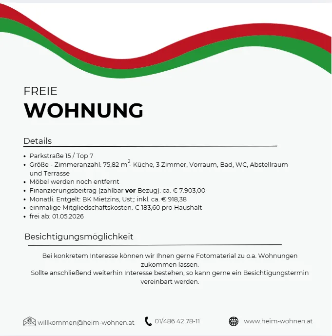 Wohnungsangebot Ravelsbach – pohled 2
