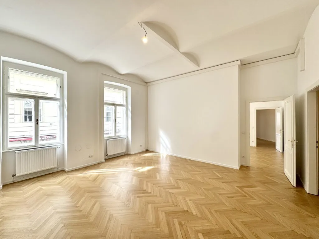 Traumhaftes Altbaubüro mit Gewölbedecke und Blick über die Donau! Büroliegenschaft bei U1/U4 Schwedenplatz - Ansicht 3