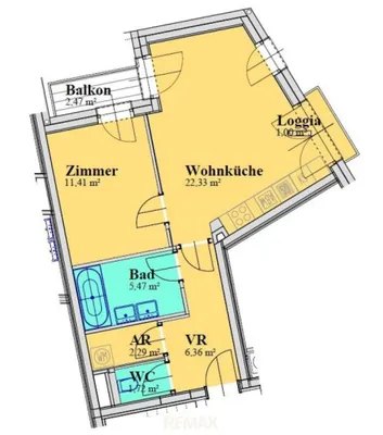 2-Zimmer-Wohnung kaufen in Wien – 49,58 m², € 279.000 – Bild 19 von 21
