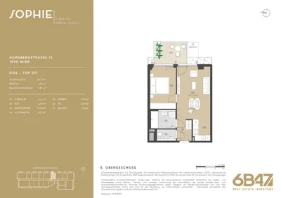 2-Zimmer-Wohnung kaufen in Wien – 45,37 m², € 470.000 – Bild 14 von 14