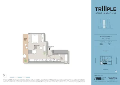 1-Zimmer-Wohnung mieten in Wien – 36,95 m², € 958 – Bild 33 von 33