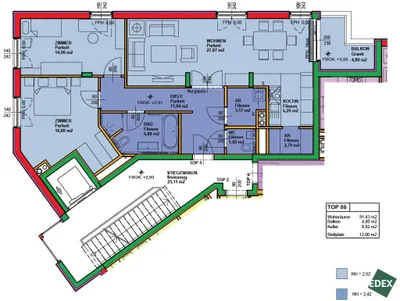 3-Zimmer-Wohnung mieten in Wien – 91 m², € 1.999 – Bild 24 von 24