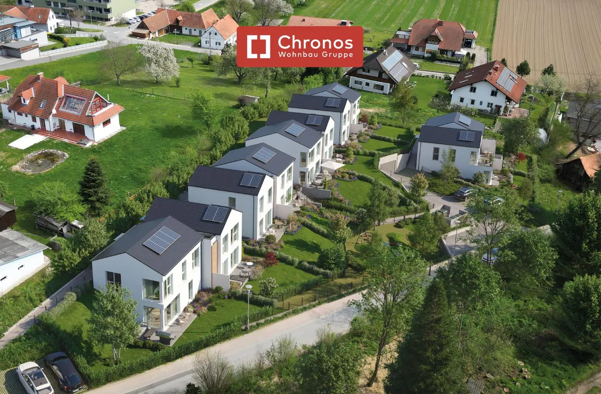 Großer Wohnbereich + 3-Schlafzimmer + Büro + Eigengarten + Tiefgarage! Neubau-Doppelhaushälften in GU-Süd! - Ansicht 2