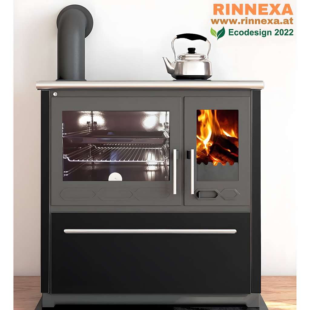 NEU & OVP Holzherd Plamen 850, schwarz linke Version - 8 kW. Kostenloser Lieferung!