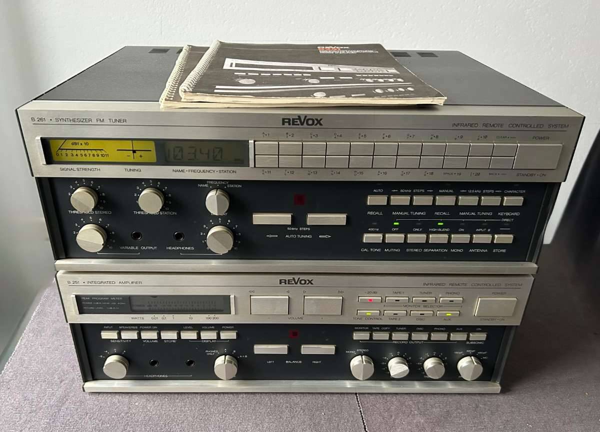 Manuel D'Utilisation Pour Revox B 160