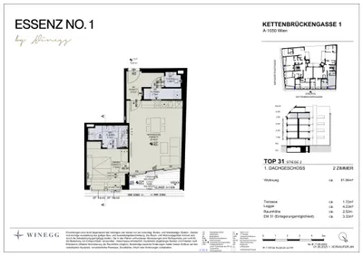 2-Zimmer-Wohnung kaufen in Wien – 51,94 m², € 699.000 – Bild 21 von 21
