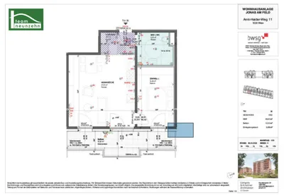 2-Zimmer-Wohnung mieten in Wien – 49,63 m², € 1.100 – Bild 18 von 18