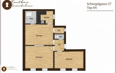 3-Zimmer-Wohnung mieten in Graz – 89,84 m², € 982 – Bild 13 von 13