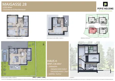 5-Zimmer-Haus kaufen in Wien – 132,39 m², € 769.000 – Bild 4 von 5