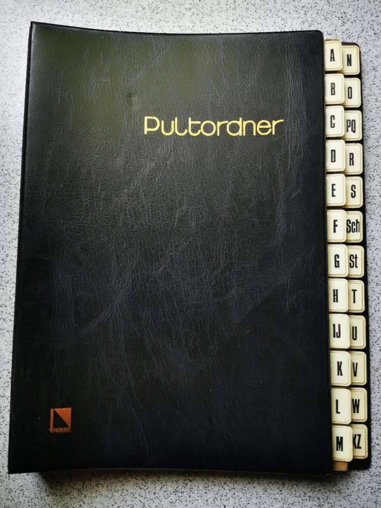 Bene Pultordner A-Z schwarz
