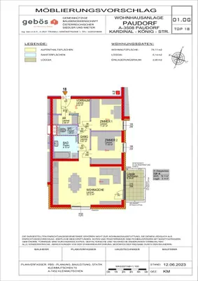 3-Zimmer-Wohnung mieten in Krems Land – 77,23 m², € 980 – Bild 18 von 18