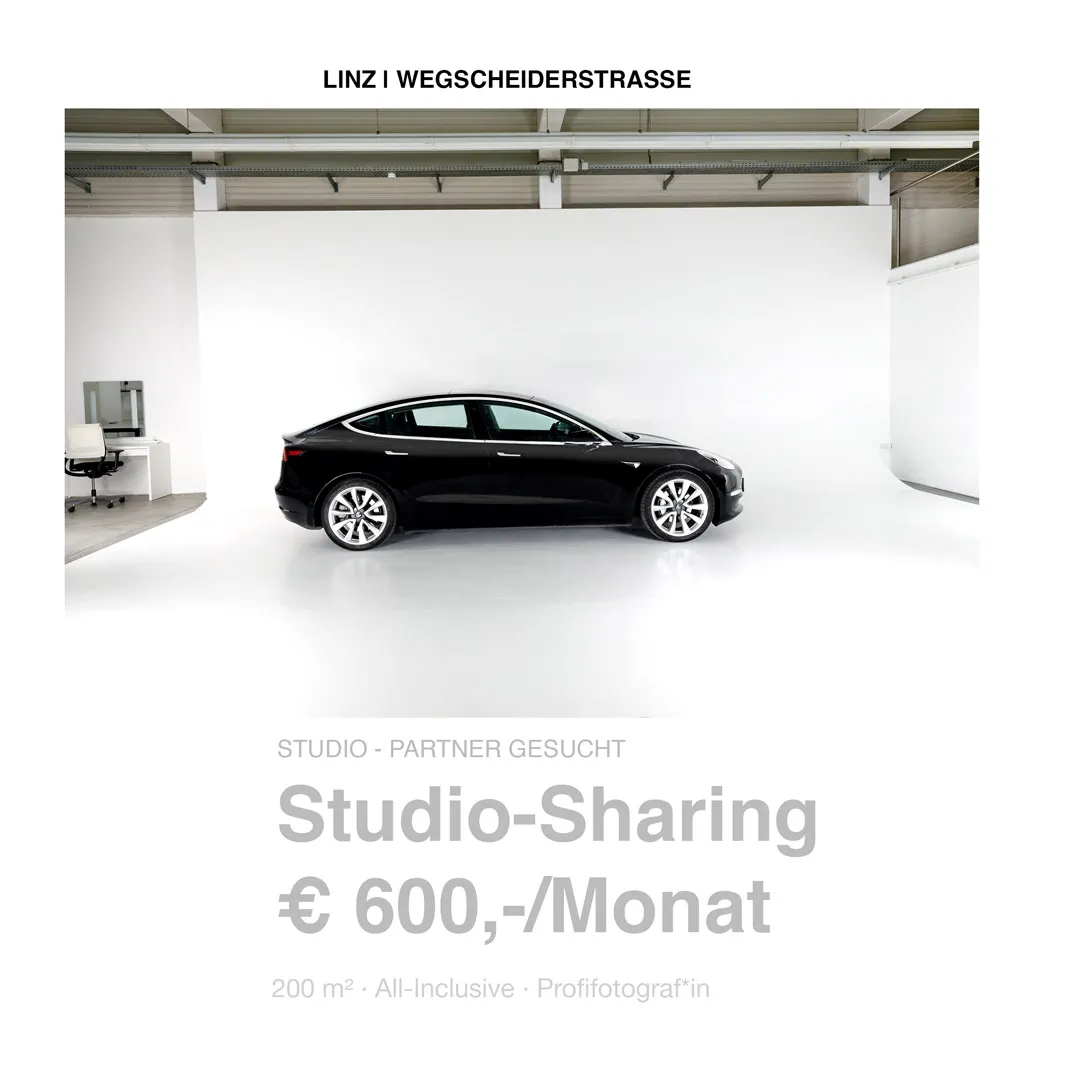 Profifotostudio-Sharing Linz - 200m² all-inclusive € 600/ Monat, Linz