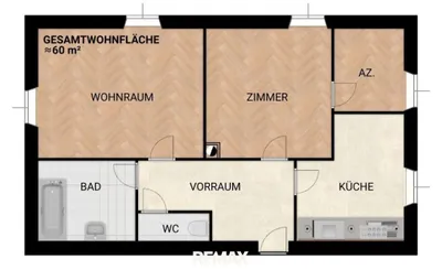 3-Zimmer-Wohnung kaufen in Sankt Pölten Land – 60 m², € 195.000 – Bild 19 von 19