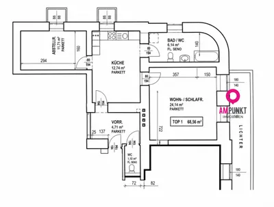 2-Zimmer-Wohnung kaufen in Salzburg Stadt – 69 m², € 369.000 – Bild 7 von 7