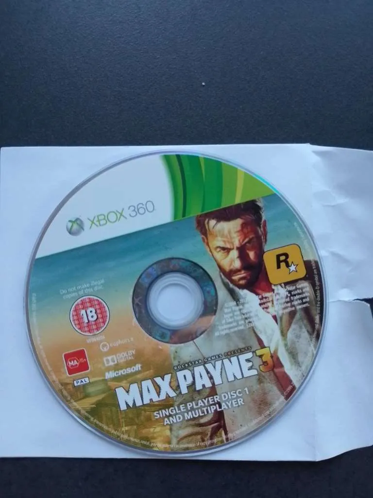 Max Payne 3 Xbox360 Game