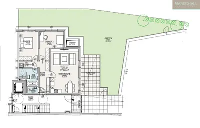 3-Zimmer-Wohnung kaufen in Wien – 78 m², € 732.000 – Bild 2 von 3