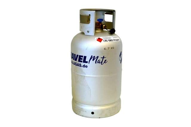 Tankflasche 36 Liter mit 80% Multiventil 