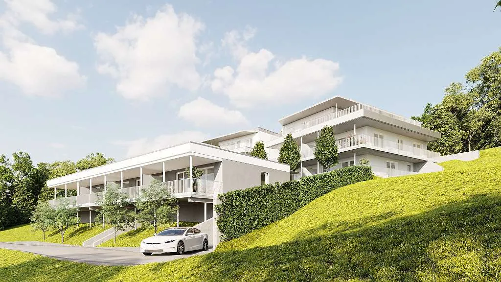 Familienidyll im Grünen! Erstbezug! 3-Zimmer Gartenwohnung! - Ansicht 3