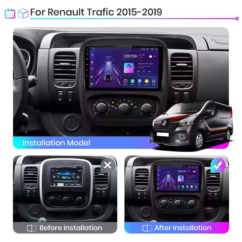 Android Autoradio Für Renault Trafic 3 2014-2021 Für Opel Vivaro B  2014-2018 Carplay Auto Multimedia GPS 2din Whatsapp: 0 0 4 3 /6 6 0 8 0 7 0  0 1 3, € 164,- (5280 Braunau am Inn) - willhaben
