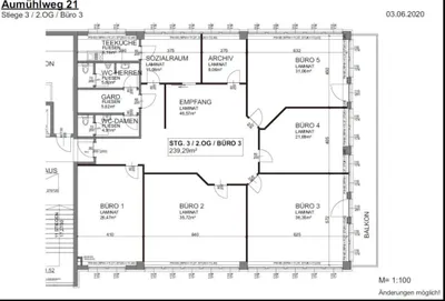 6-Zimmer-Gewerbeimmobilie mieten in Baden – 240 m², € 3.462 – Bild 5 von 5