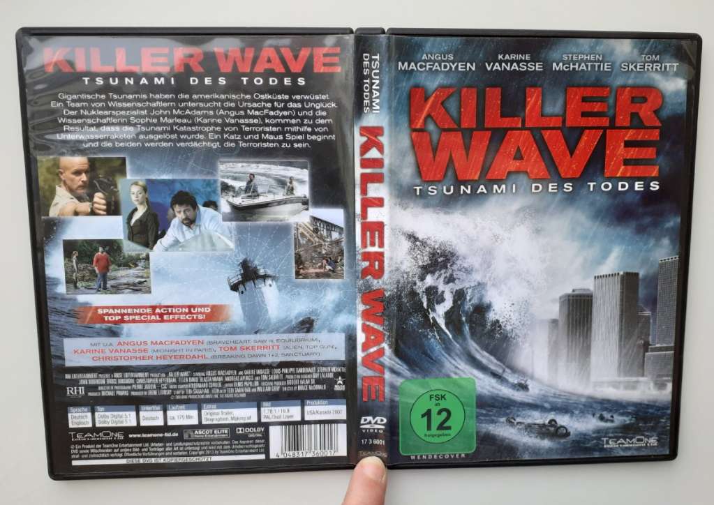(verkauft) DVD: Killer Wave - Tsunami des Todes - WH2521