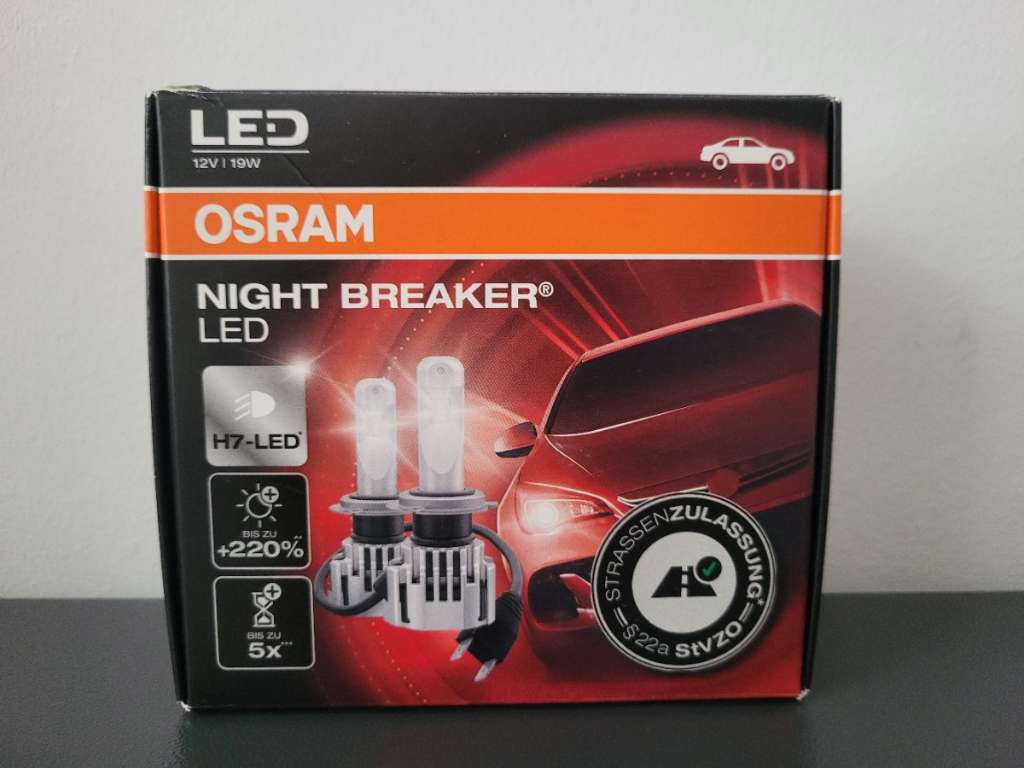 OSRAM H8 12V 35W NIGHT BREAKER® LASER +150% mehr Helligkeit Set - 2 Stück