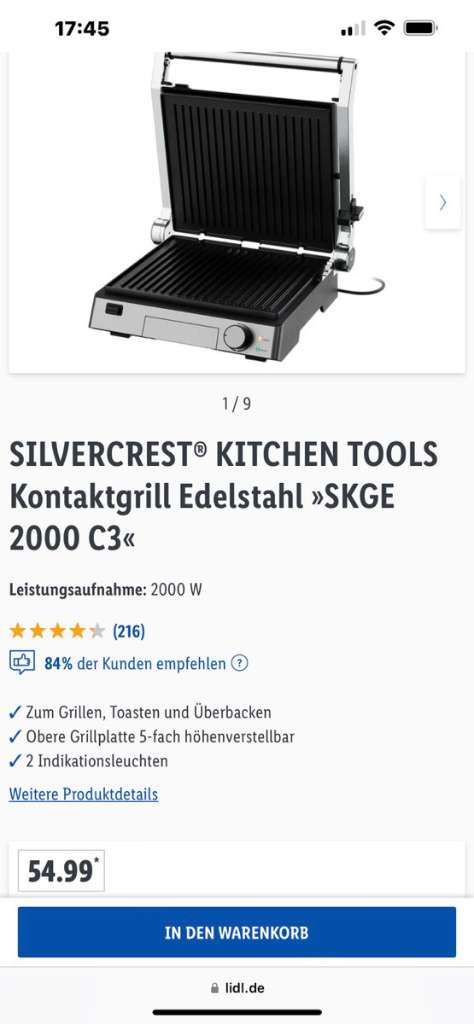 Neuwertiger Plattengrill / Kontaktgrill, € 30,- (8055 Graz) - willhaben
